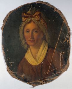 Portrait de femme d'époque révolutionnaire. by Unknown Artist