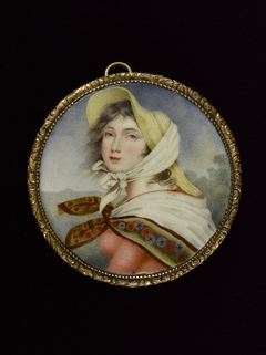 Portrait de Lady Hamilton d'après Georges Romney