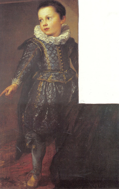 Portrait of a boy, possibly Ansaldo Pallavicino (fragment) by Anthony van Dyck