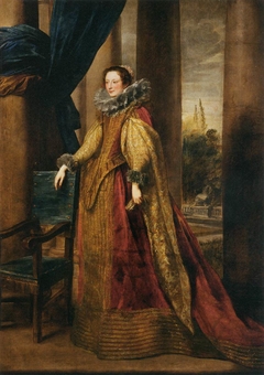 Portrait of a Genoese Lady by Anthony van Dyck