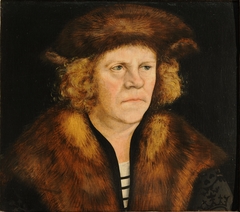 Portrait of a man in a fur beret