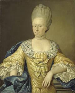 Portrait of Adriana Johanna van Heusden, wife of Johan Arnold Zoutman by August Christian Hauck