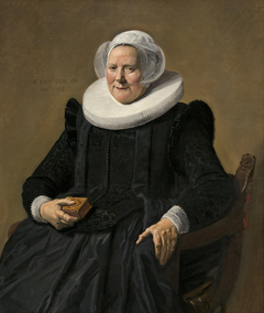 Portrait of an elderly lady by Frans Hals