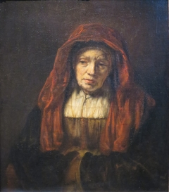 Portrait of an Old Woman by Rembrandt