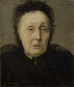 Portrait of Anna Maria Moulaert by Edmond Van Hove