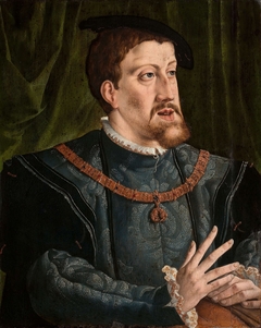 Portrait of Charles V, Holy Roman Emperor (1500-1558) by Jan Cornelisz Vermeyen