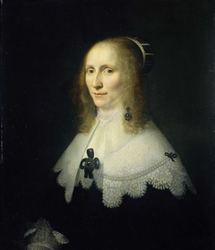 Portrait of Cornelia Teding van Berckhout, third Wife of Maerten Harpertsz. Tromp by Unknown Artist