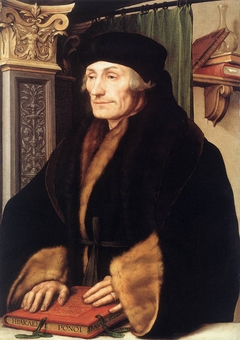 Portrait of Erasmus of Rotterdam by Hans Holbein the Younger