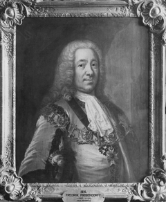 Portrait of Fredrik von Friesendorff, 1707-1770 by Johan Henrik Scheffel