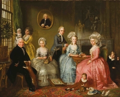Portrait of Jan van Loon and his family