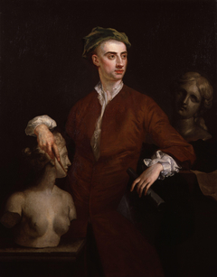 Portrait of John Michael Rysbrack by John Vanderbank