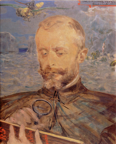 Portrait of Leona Pinińskiego by Jacek Malczewski