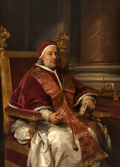 Portrait of Pope Clement XIII Rezzonico by Anton Raphaël Mengs