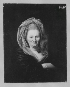 Porträt der Gattin des Malers Chodowiecki mit Haube