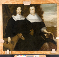 Portret van een echtpaar by anonymous painter