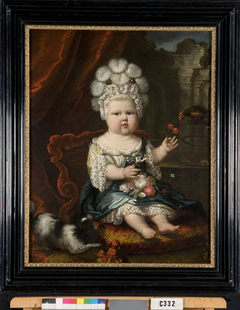 Portret van een kind, mogelijk Maria Margaretha Hoynck van Papendrecht (1688-1692) by Johannes Vollevens