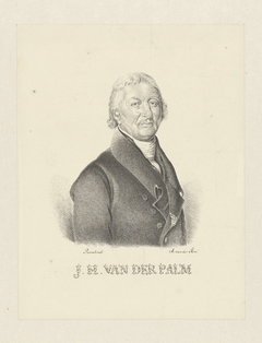 Portret van J.H. van der Palm by Abram van der Horn