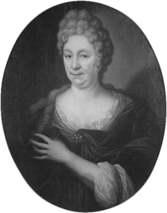 Portret van Magdalena de Sadelaer (1657-1718), echtgenote van Johannes Voet by Martinus de la Court