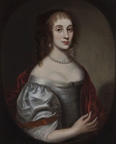 Portret van Maria de Riemer? (1655-1714) by HJ de Jager