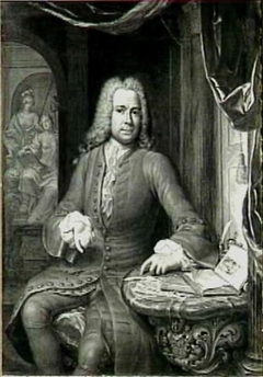 Portret van Petrus Cunaeus (1706-1763) by Hieronymus van der Mij