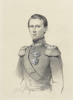 Portret van Willem, erfprins der Nederlanden by Nicolaas Pieneman