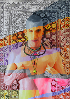 realistic painting homoerotic artist raphael perez homosexual painter lgbt art queer painter by Raphael Perez