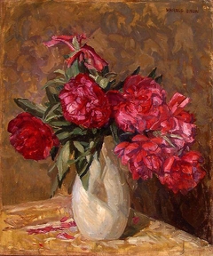 Red Peonies by Harald Brun