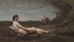 Repose by Jean-Baptiste-Camille Corot