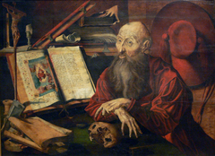Saint Jerome in His Study by Marinus van Reymerswaele