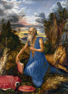 Saint Jerome in the Wilderness by Albrecht Dürer