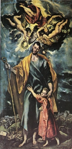 Saint Joseph and the Christ Child by El Greco