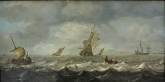 Seascape by Arnoldus van Anthonissen