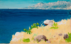 Seashore. The Crimea by Arkhip Kuindzhi