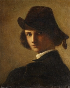 Self-portrait as a boy by Anselm Feuerbach