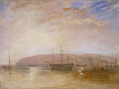 Shipping off East Cowes Headland by J. M. W. Turner