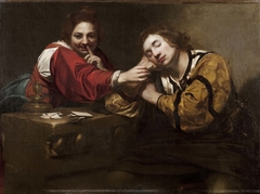 Sleeper Awakened by a Young Woman with a Lit Wick by Nicolas Régnier