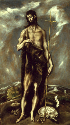 St. John the Baptist by El Greco