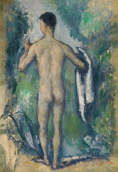 Standing Bather, Seen from the Back by Paul Cézanne