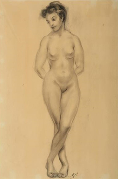 Standing Female Nude VI by Alexandros Alexandrakis _ Αλέξανδρος Αλεξανδράκης