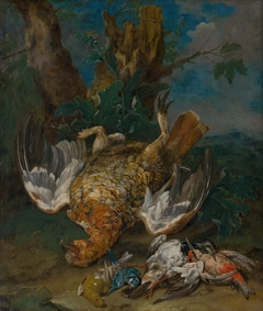Still Life with a Grouse by Johann Georg de Hamilton