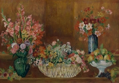 Still Life with Flowers and Fruit by Auguste Renoir