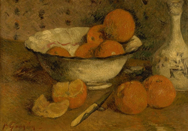 Still Life With Oranges Paul Gauguin Artwork On Useum