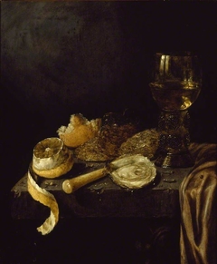 Still Life with Oysters by Abraham Susenier
