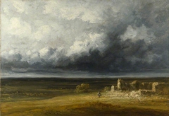 Stormy Landscape with Ruins on a Plain
