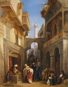Street Scene in Cairo by William James Müller