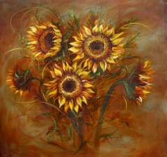 Sunflowers by Julie Sneeden