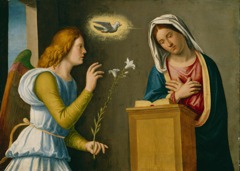 The Annunciation by Giovanni Battista Cima da Conegliano