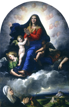 The Apparition of the Virgin by Girolamo da Carpi