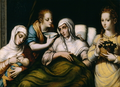 The Birth of the Virgin by Luis de Morales