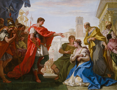 The Continence of Scipio by Sebastiano Ricci